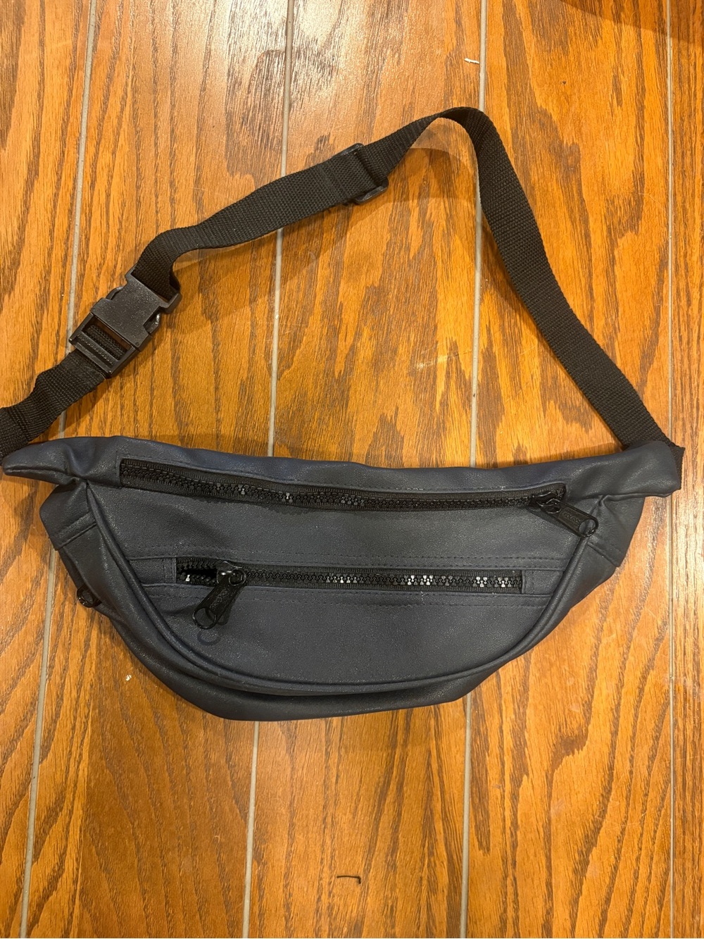 Yves Saint Laurent Kouros Rare Promotional Black Leather Belt Bag